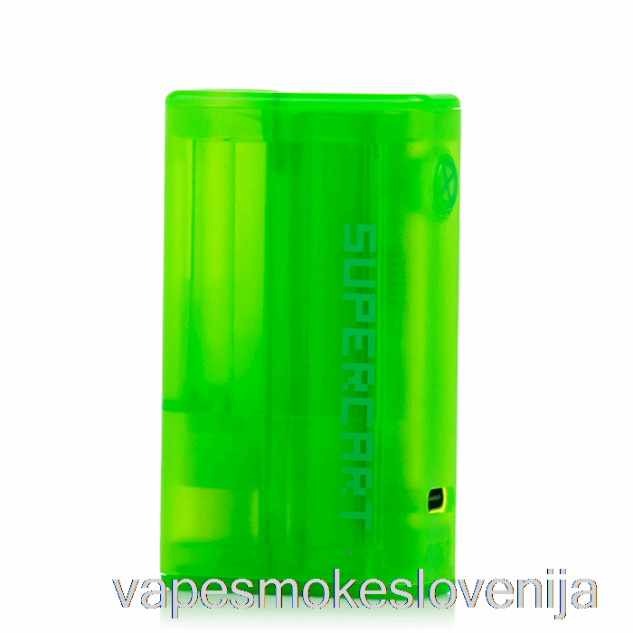 Vape Za Enkratno Uporabo Supercart Superbox 510 Baterija Ecto Zelena